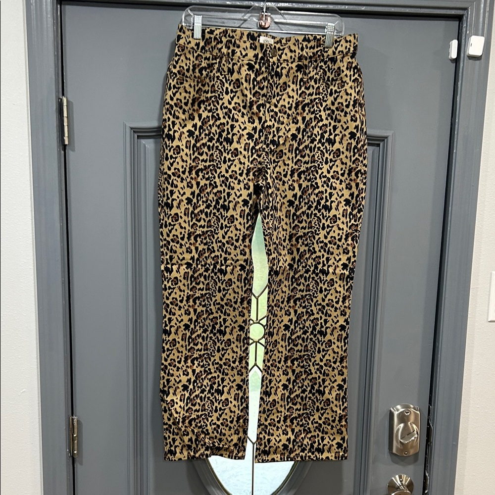 J Crew Animal Print Jeans
